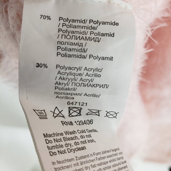 3/$25 Venus Fuzzy Relaxed Fit Tunic Sweater M Womens Light Pink - Picture 10 of 10